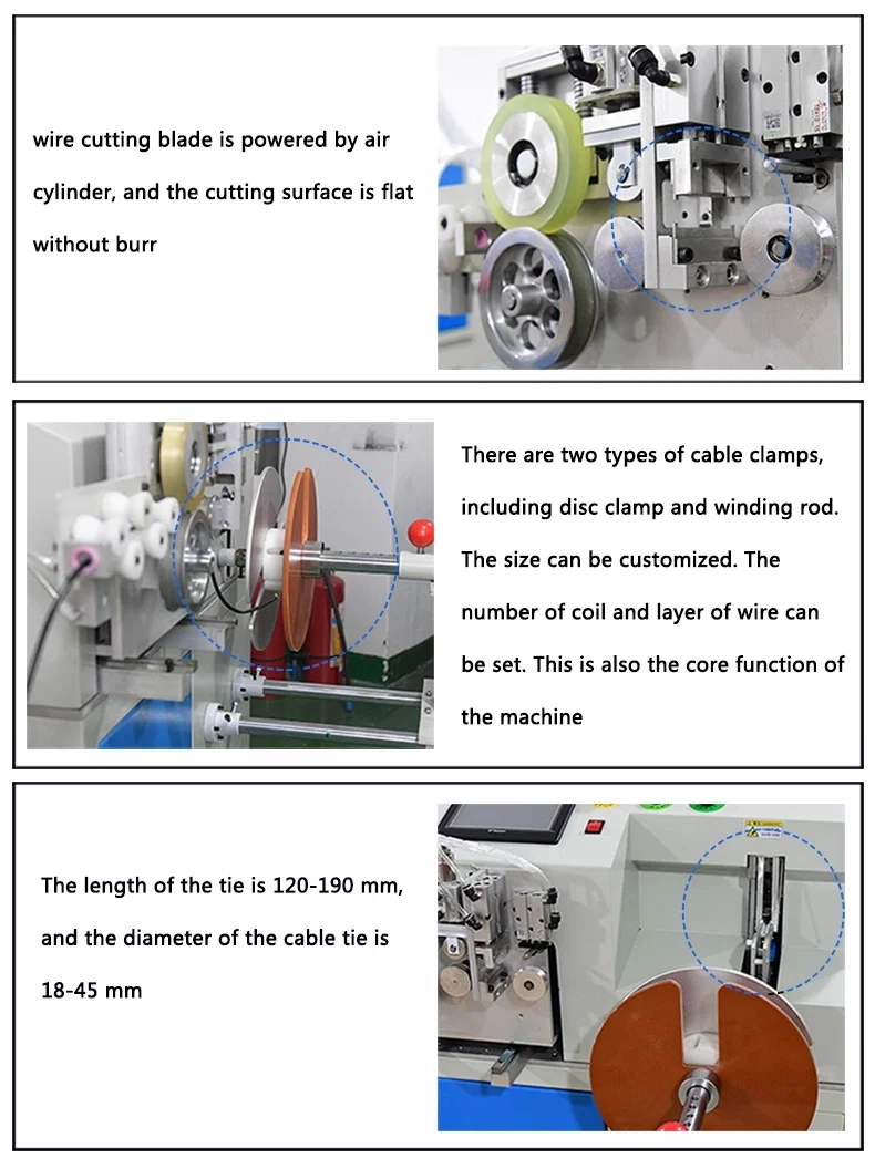 Semi-automatic cable cutting winding meter counting machine