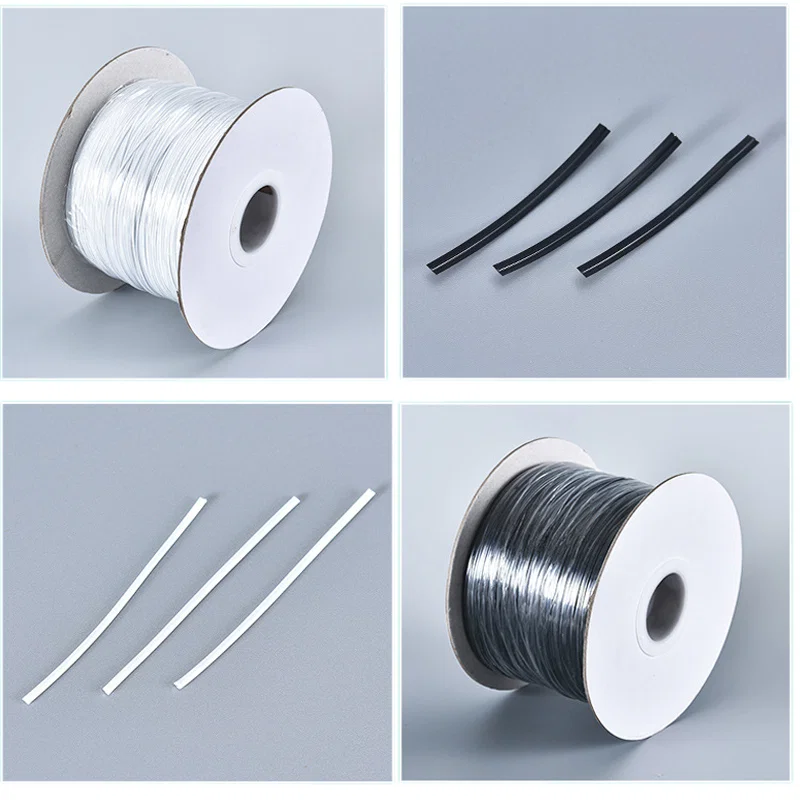 Black/White Color Twist Tie Wire For Wire Winding Tie Bundling Machine Strapping Tape Nylon Locking Ties Binding Tape 