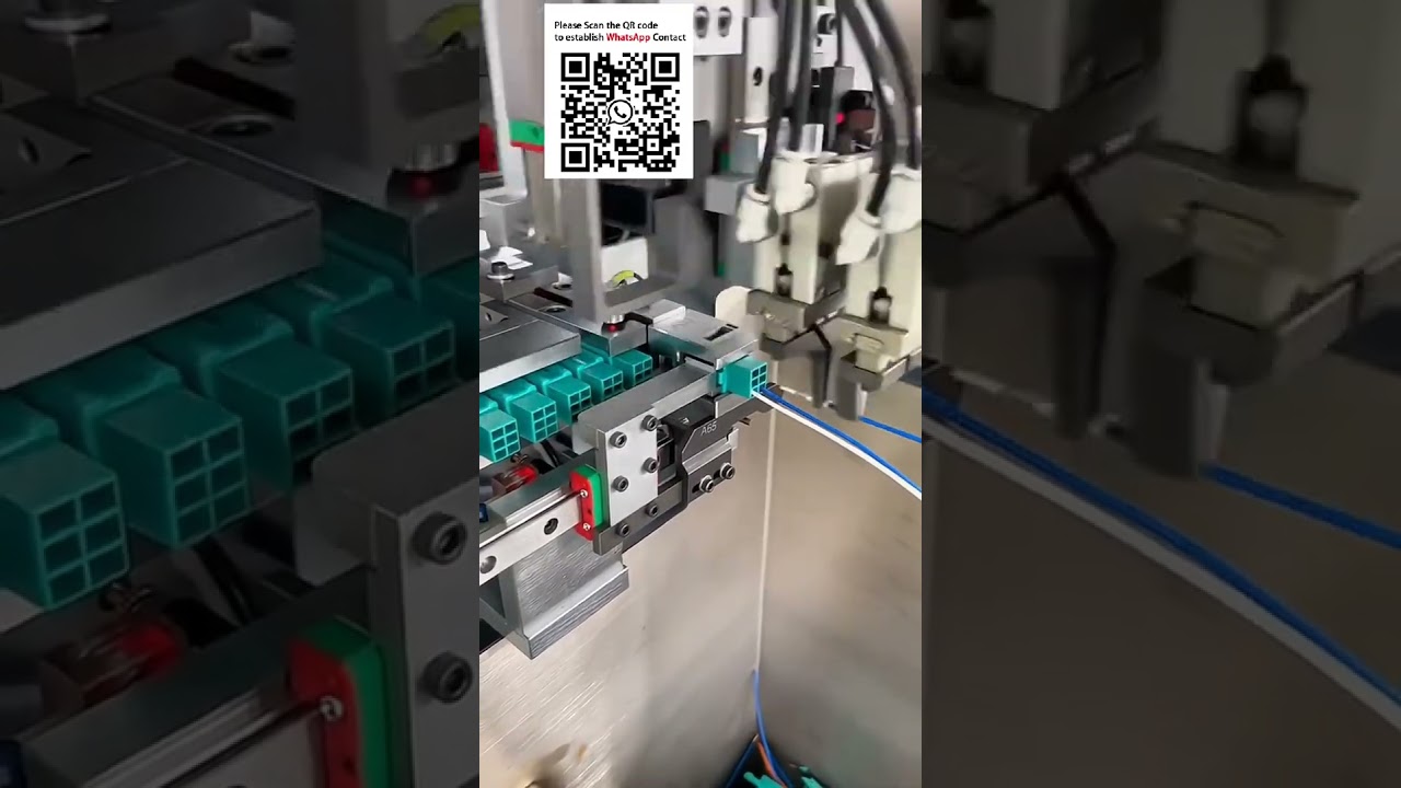 Fully Automatic Terminal Crimping Machine with Housing Insertion for Smart Manufacturing