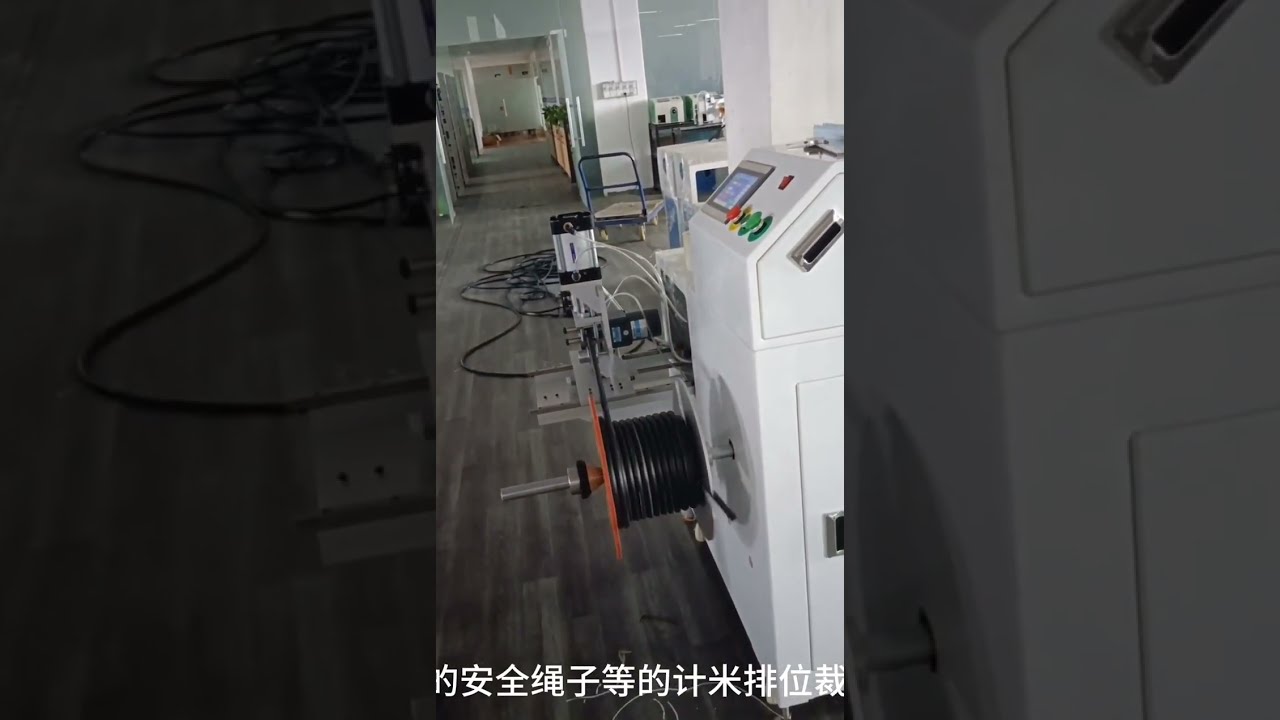 Heavy-Duty 50kg Meter Counting, Traversing, Cutting & Coiling Machine for Cables and Brake Lines