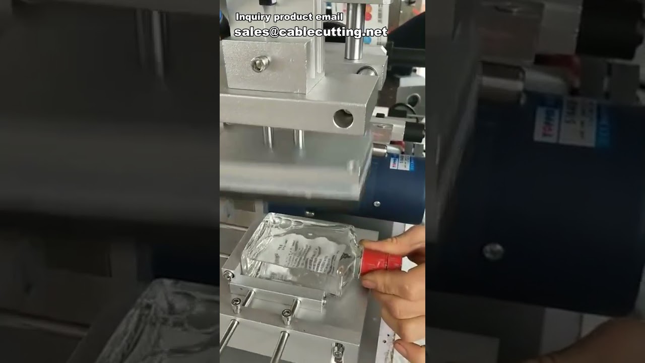 Square Bottle Adhesive Sticker Labeling Machine for Automated Packaging