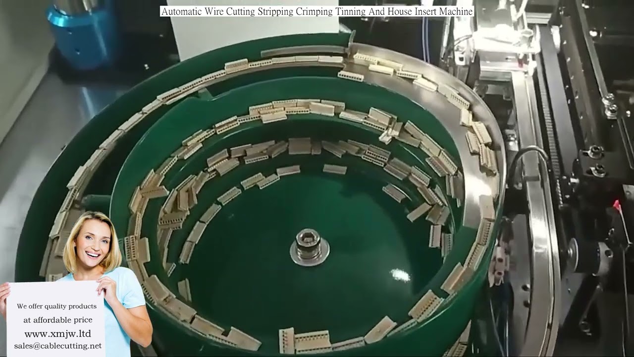 Automatic Wire Cutting, Stripping, Crimping, Tinning, and Terminal Insertion Machine