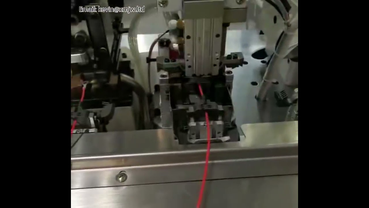 Fully Automatic Wire Cutting, Peeling, Crimping, and Heat Shrink Tube Machine