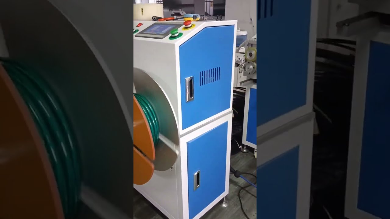 Automatic Meter Counting, Traversing, Cutting, Tube Winding & Coiling All-in-One Machine 1mm-16m