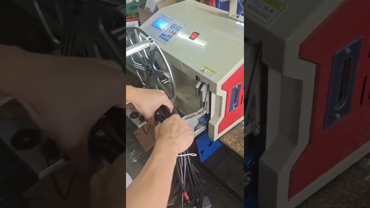 Custom Large Size Wire Winding and Tying All in One Machine #factory #machine