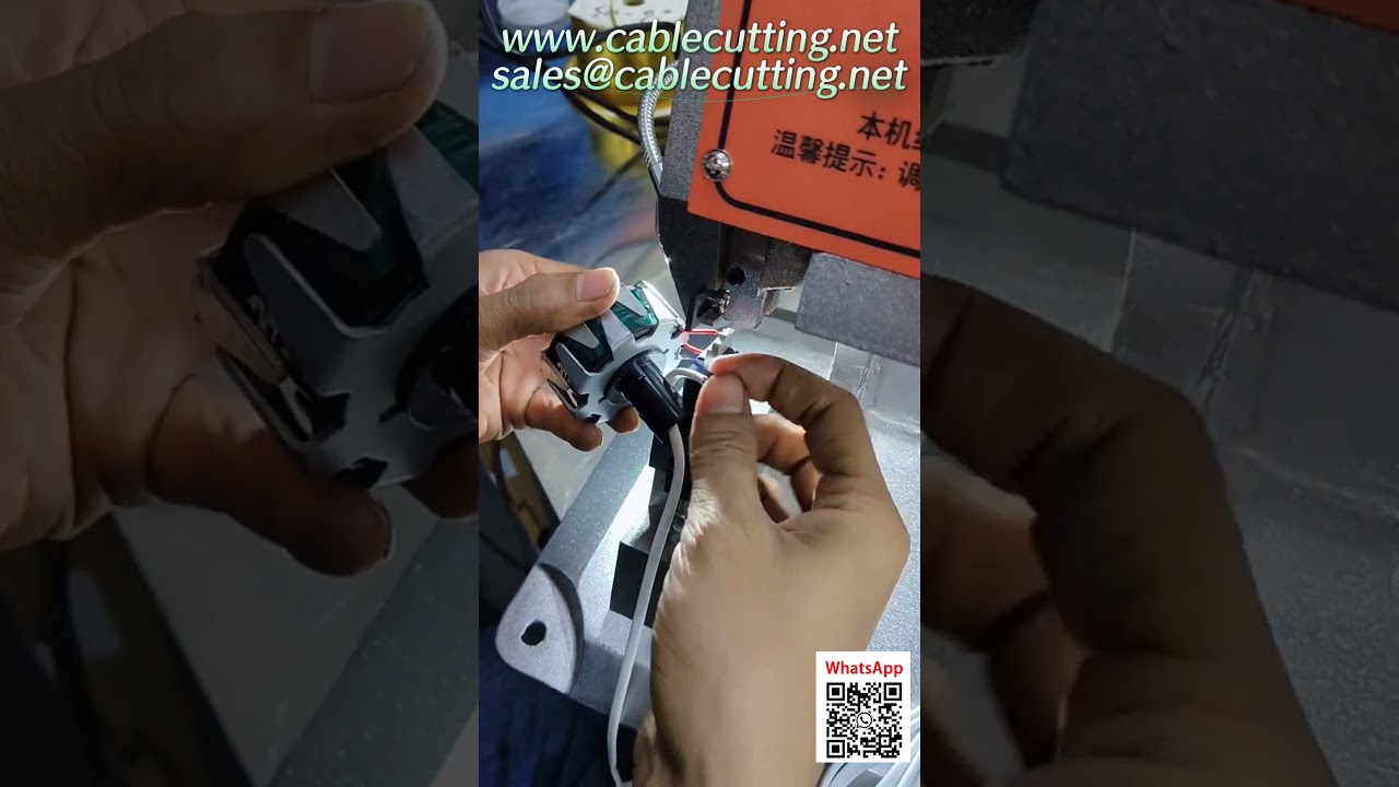Automatic Wire Cutting and Stripping Machine for Industrial Packaging