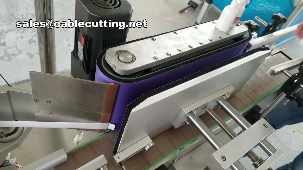 Plastic Bag and Glass Bottle Flat Surface Labeling Machine