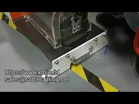 High Efficiency Cable Stripping Machine Semi automatic Large Square Cable Rotary Stripping Machine