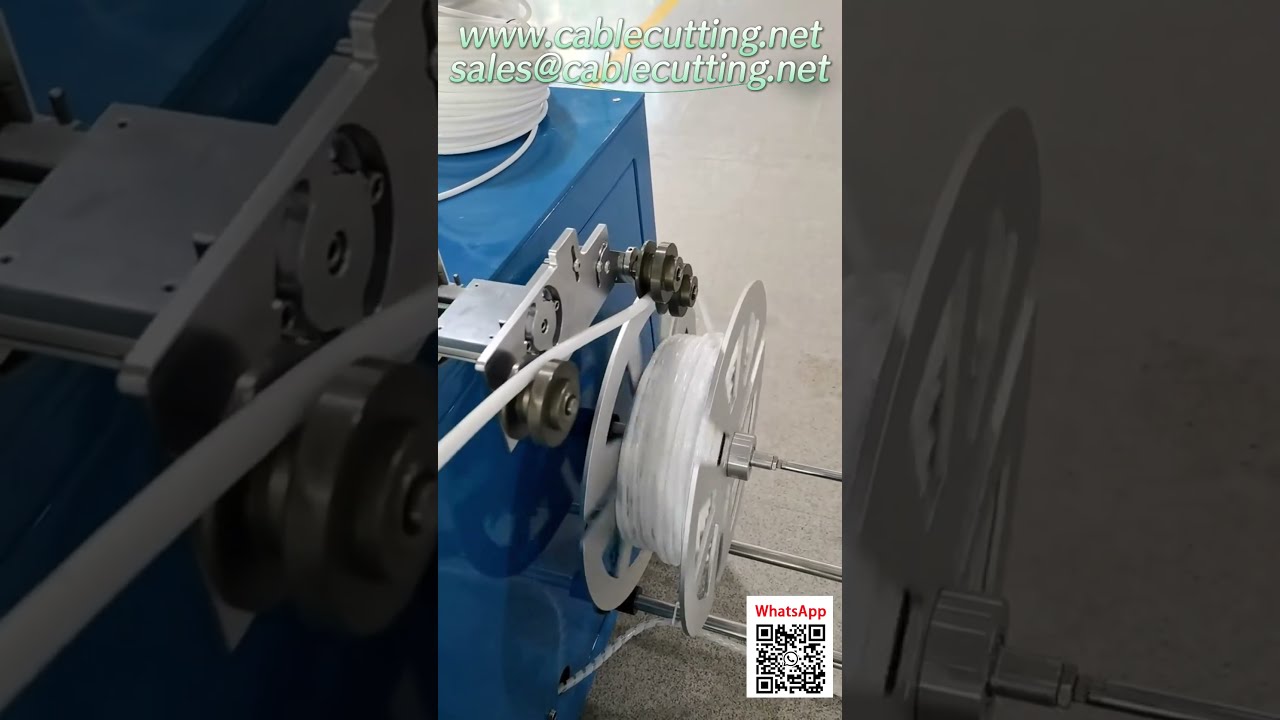 All in One Air Hose Winding Machine  Precision Metering, Traversing, and Cutting
