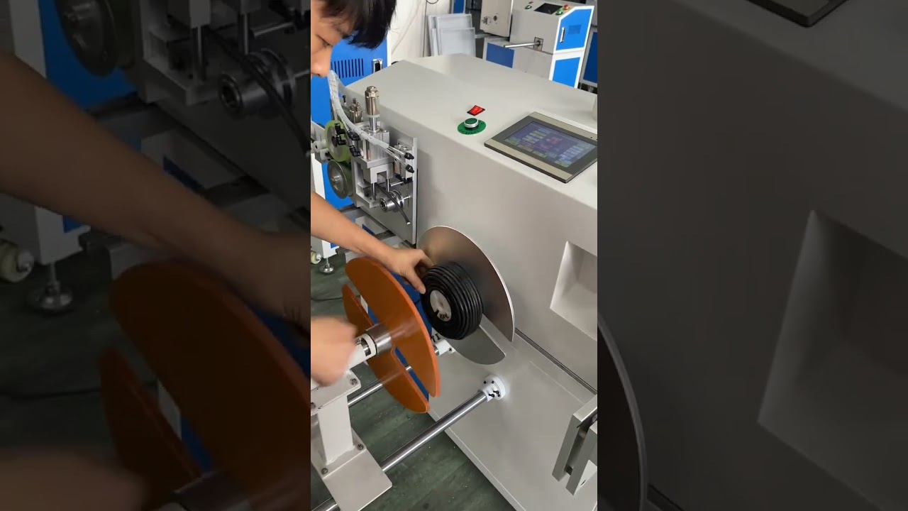 Automatic Wire Meter Counting, Traversing, Cutting, Winding & Tying Machine 1mm to 16mm Diameter