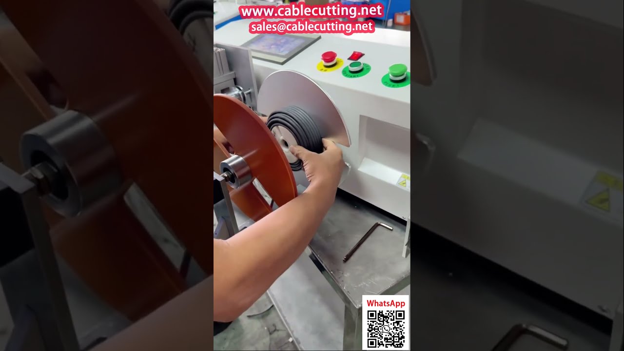 All-in-One Machine for Wire Counting, Coiling, and Tying for Security and Network Cables