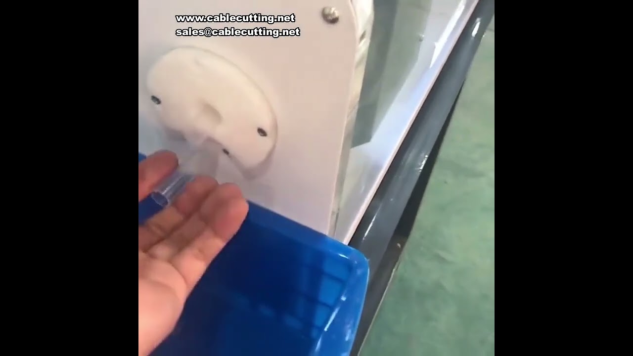 1000W Corrugated Pipe Cutting Machine for 4-32mm Diameter, 5-9999mm Length, 120G Plastic Pipe