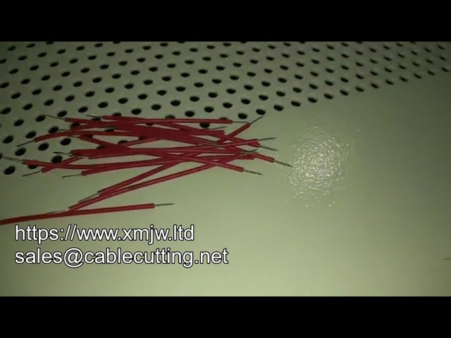 WPM 320 Automatic Double Wire Stripper Machine Wire Saw Cutting Machine Dual Cable Machine