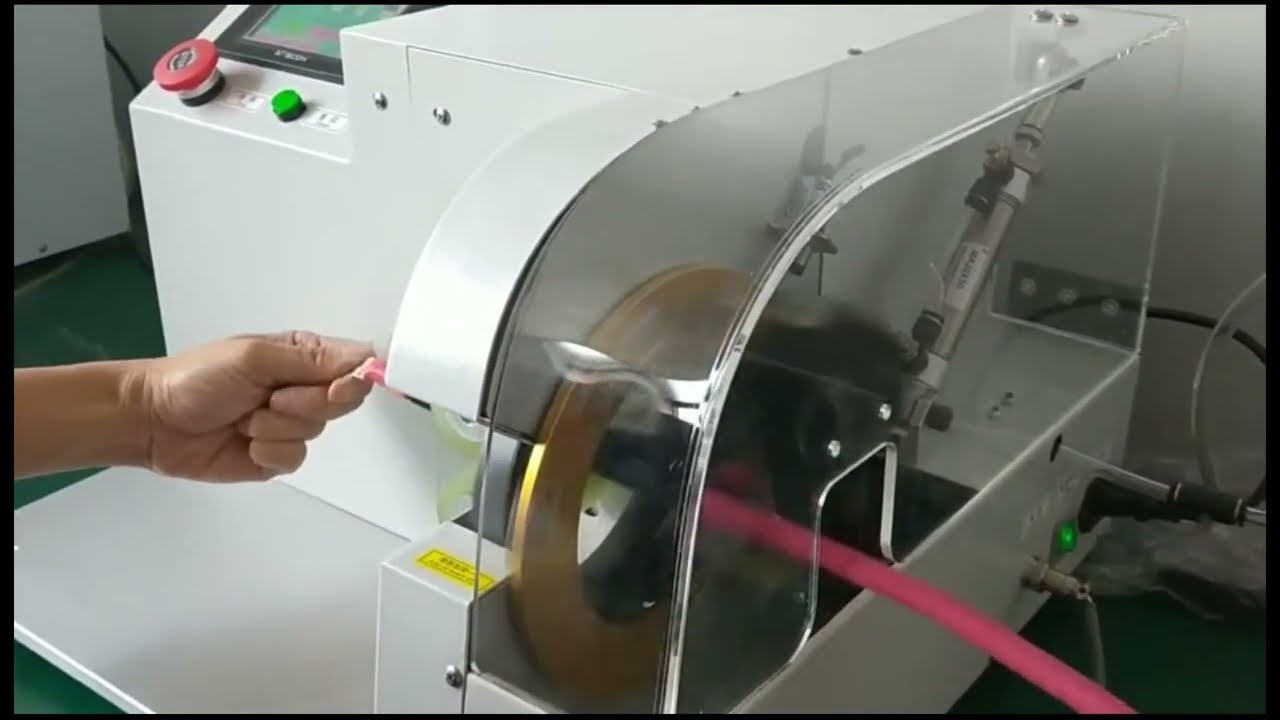 Automatic Cable Harness Wrap Tape Winding Machine | Handheld Wire Taping Tool