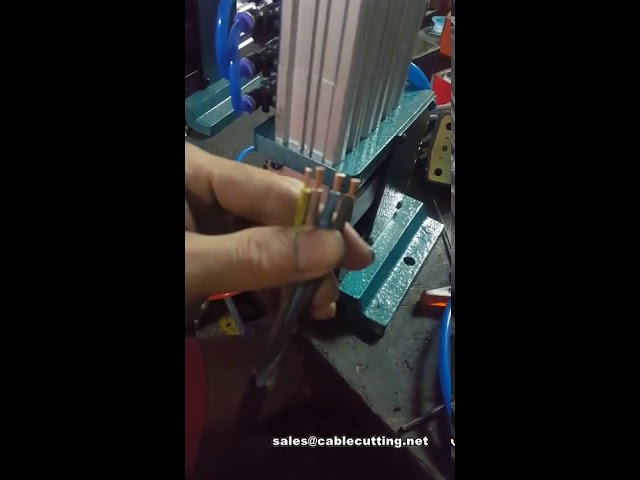 pneumatic wire stripping machine
