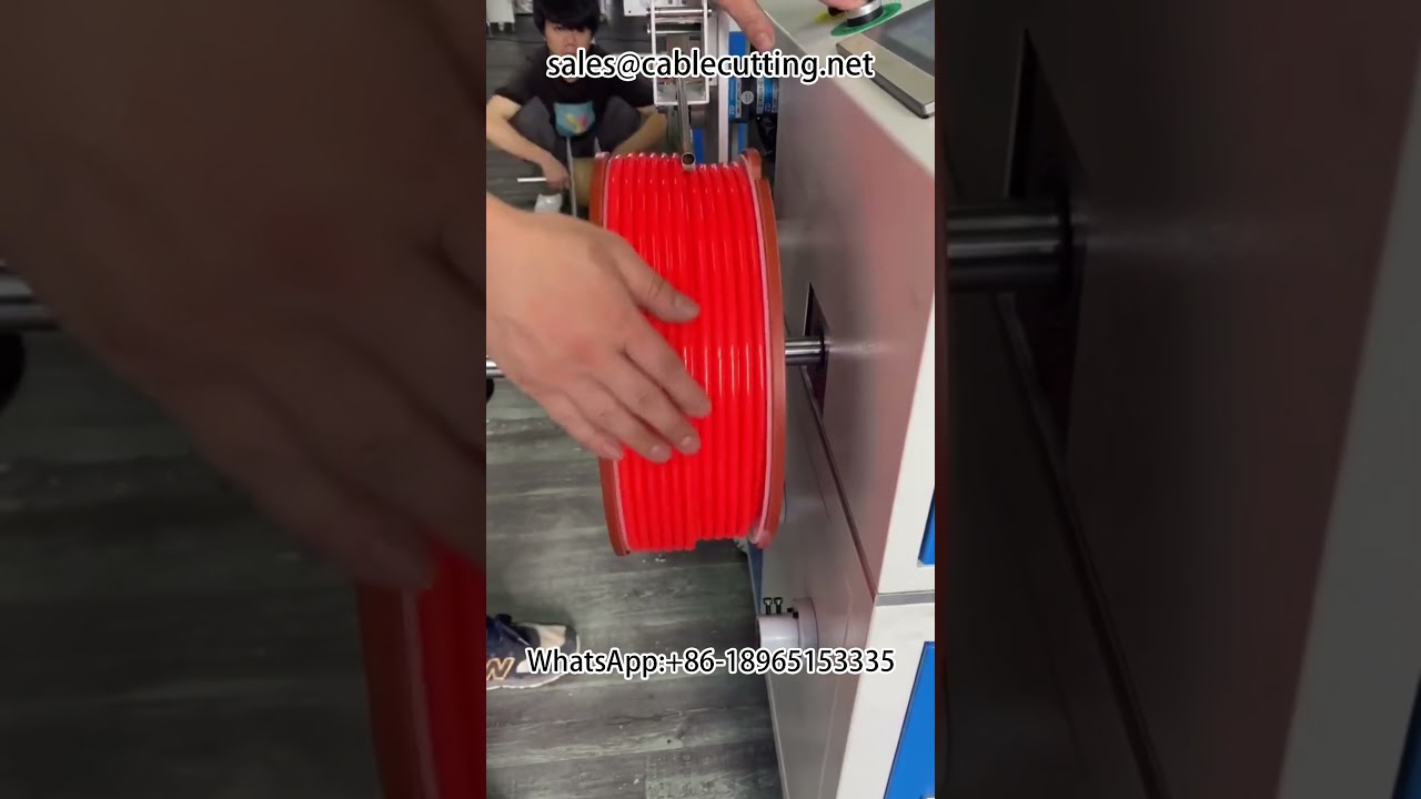 Air Tube Meter Counting and Winding Equipment | Wire and Cable Processing Machine