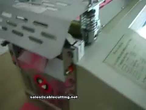 plastic zipper cutting Machine, manufacturer