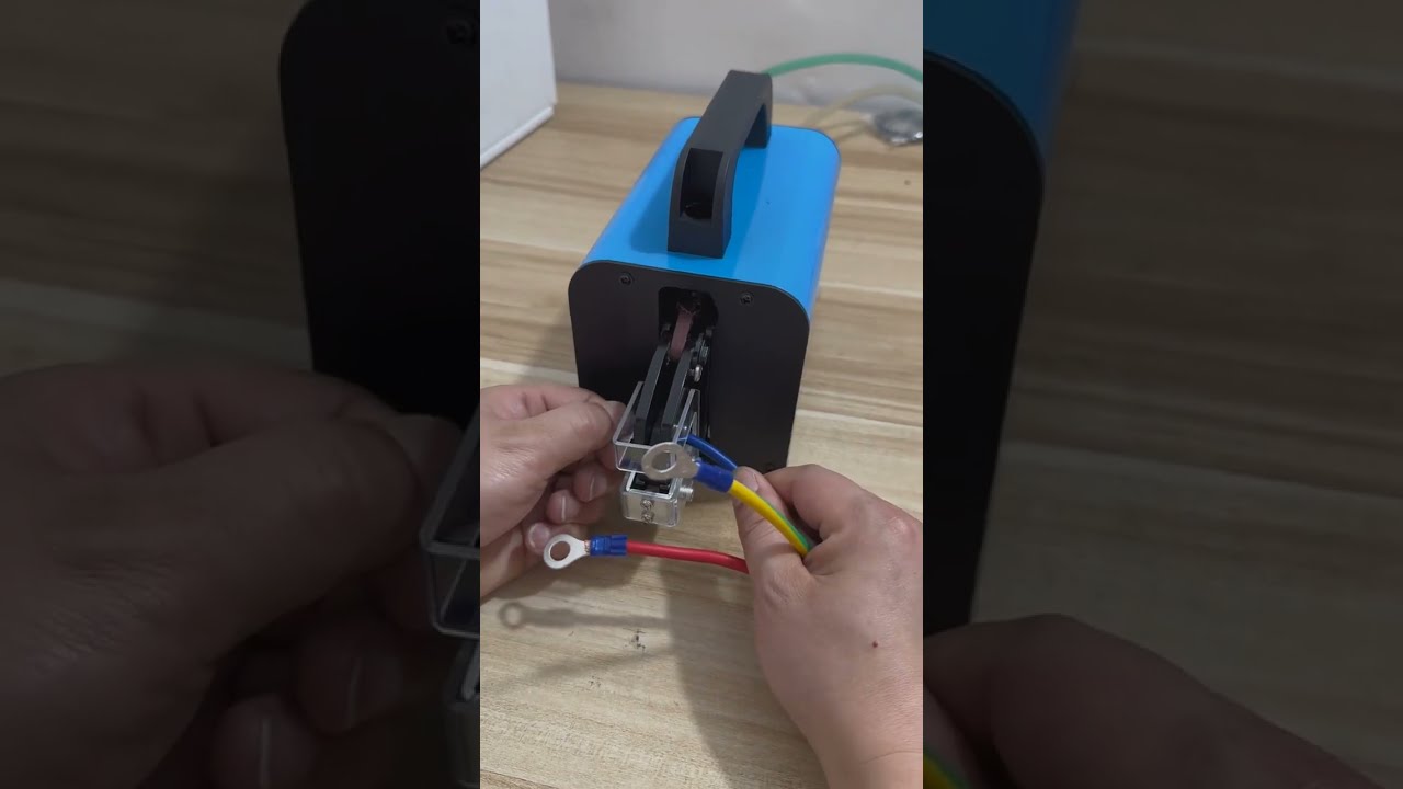 Pneumatic Terminal Crimping Machine - Vertical, Safe, and Versatile