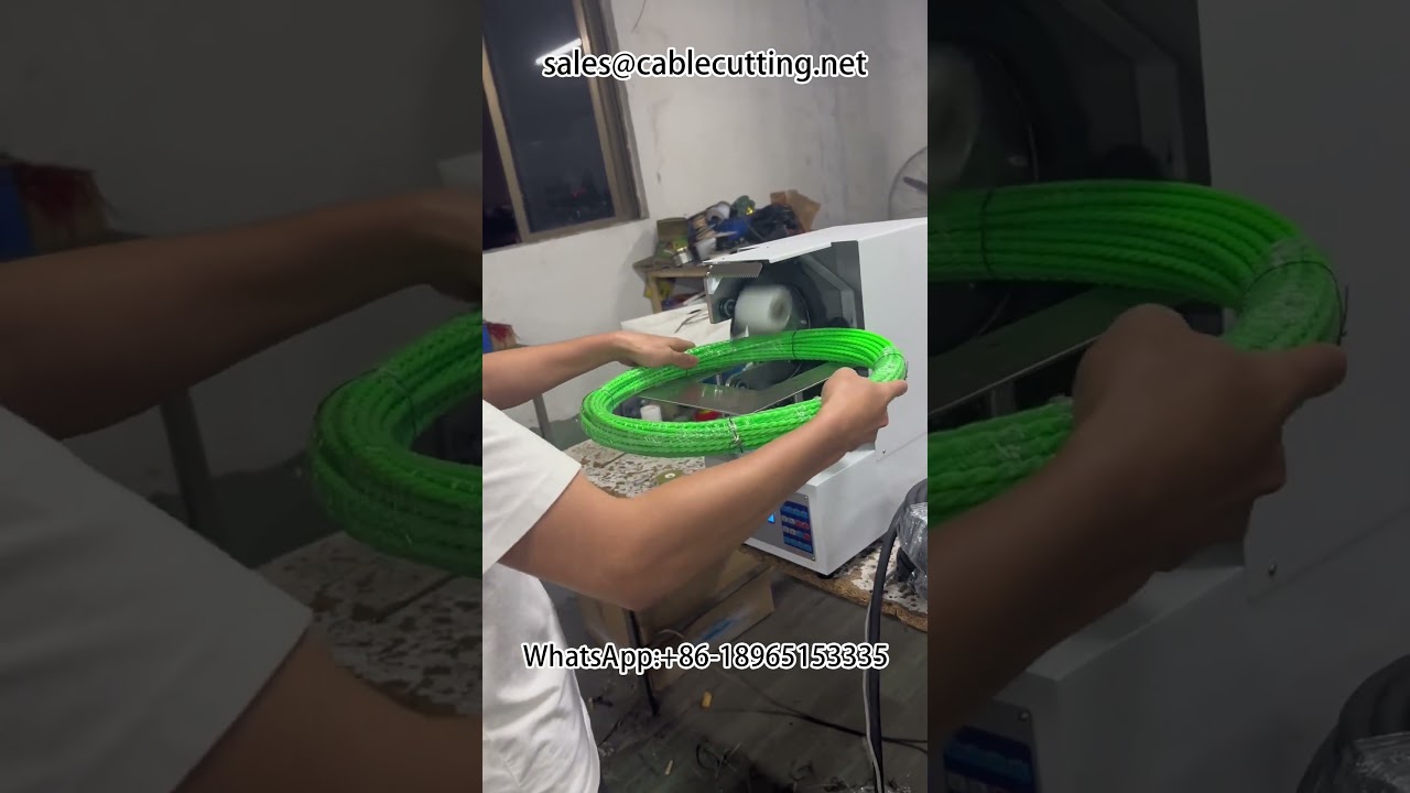 Industrial Wire Wrapping and Film Winding Machine for Automation