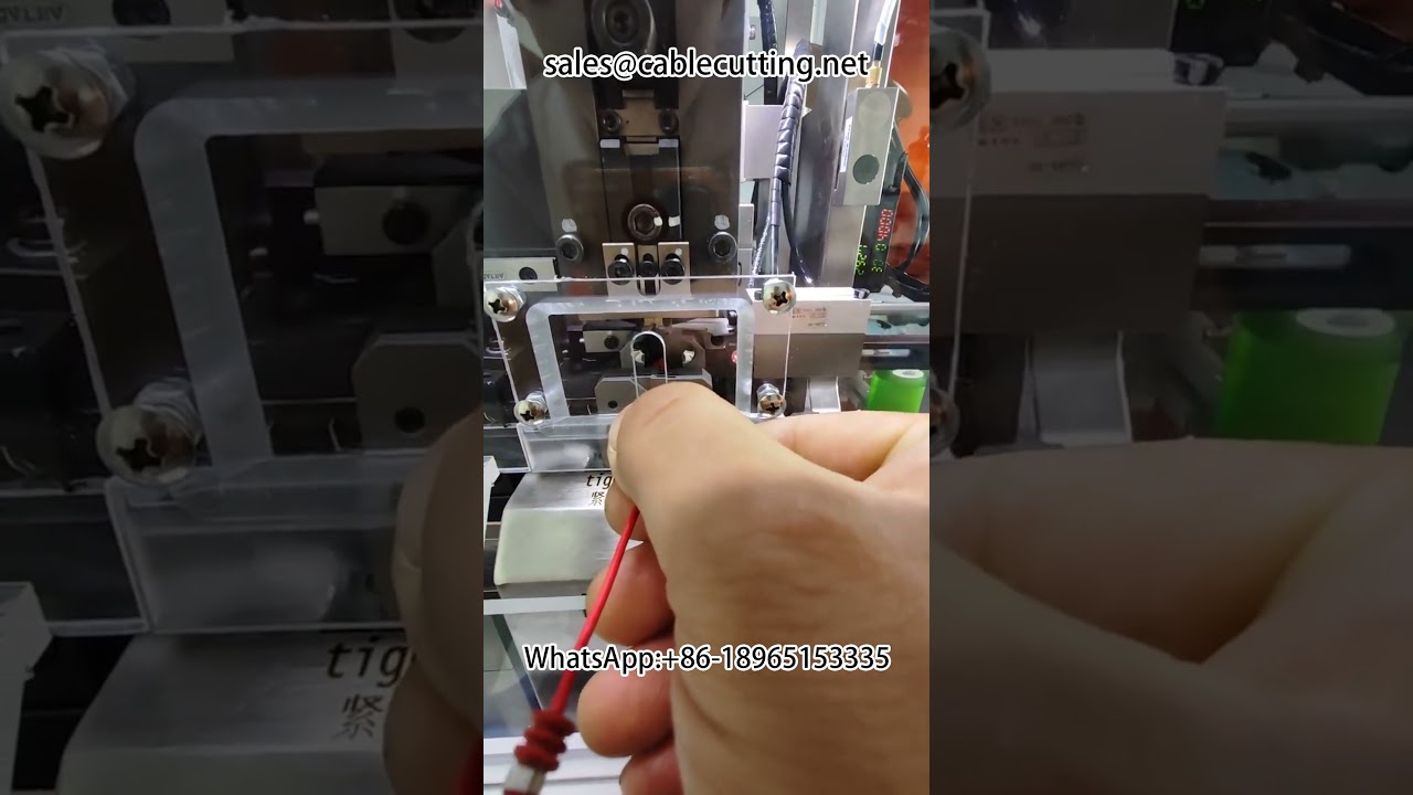 Waterproof Plug Wire Stripping and Crimping Machine