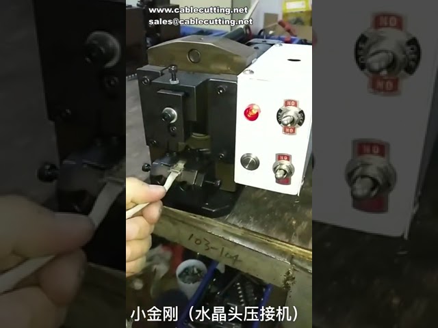 Automatic Cable Crystal Head Crimping Machine for Phone Line PC Head Forming and Extrusion