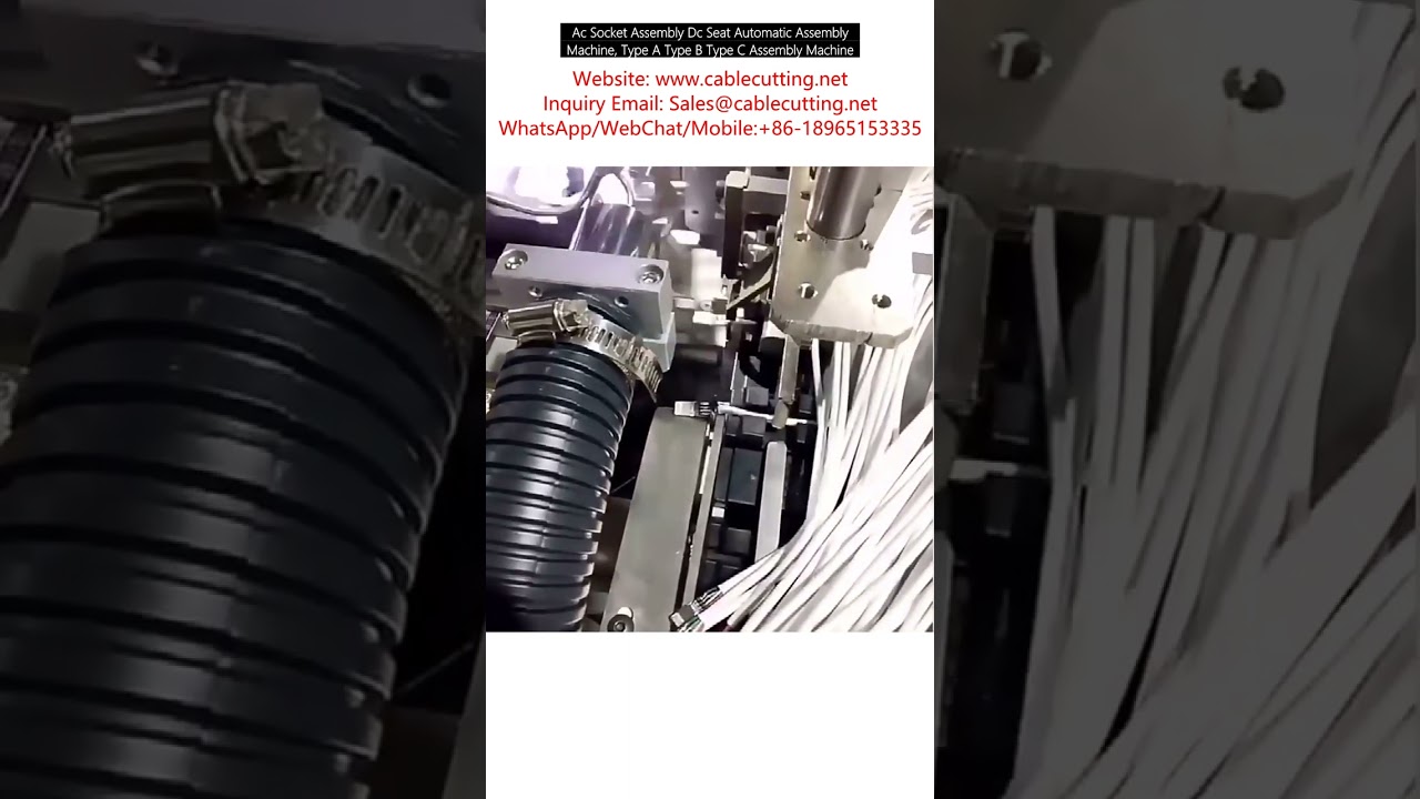 Ac Socket Assembly Dc Seat Automatic Assembly Machine, Type A Type B Type C Assembly Machine