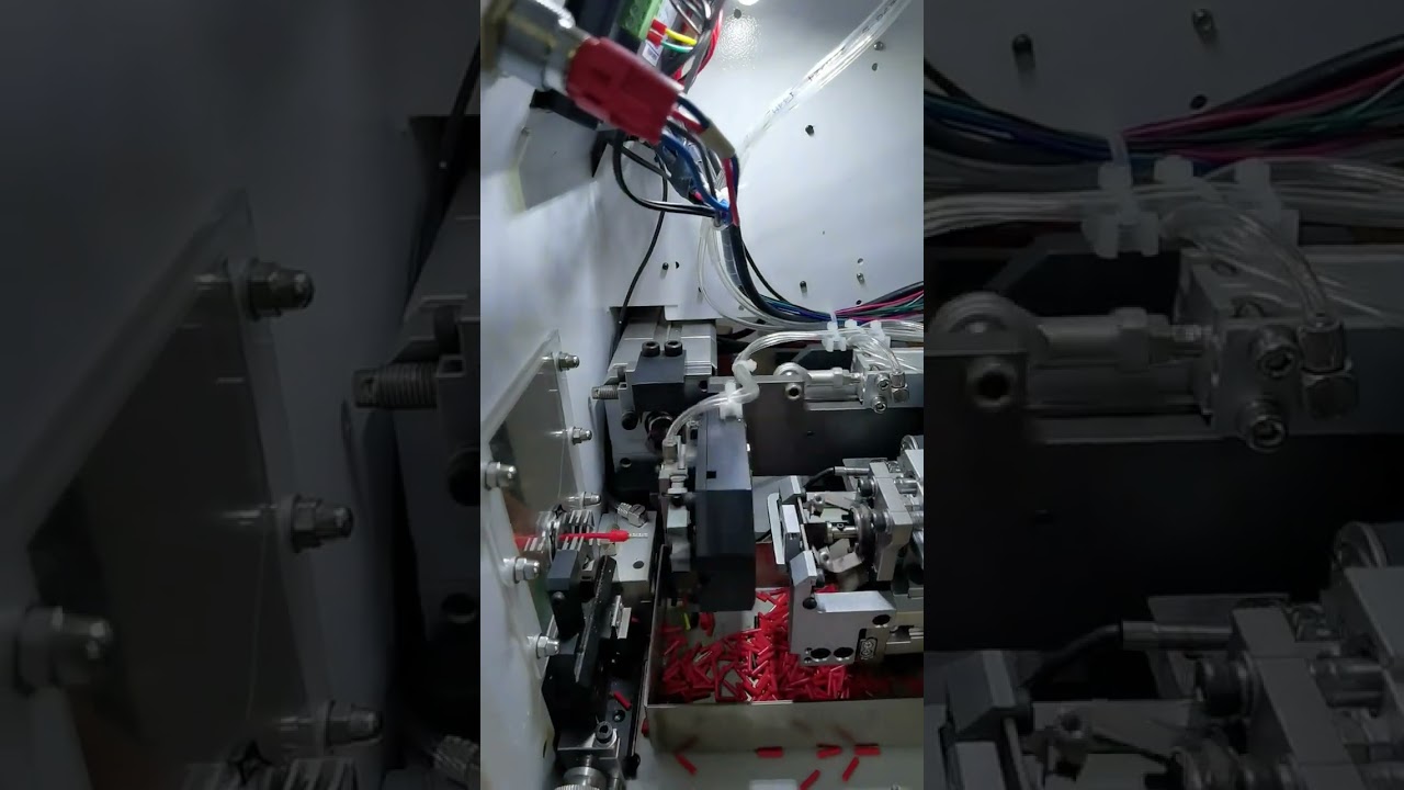 Tube Terminal Crimping Machine Operation Video for Wires Within 4 Square