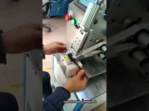 Automatic Wire Circular Labeling Machine for Industrial Automation