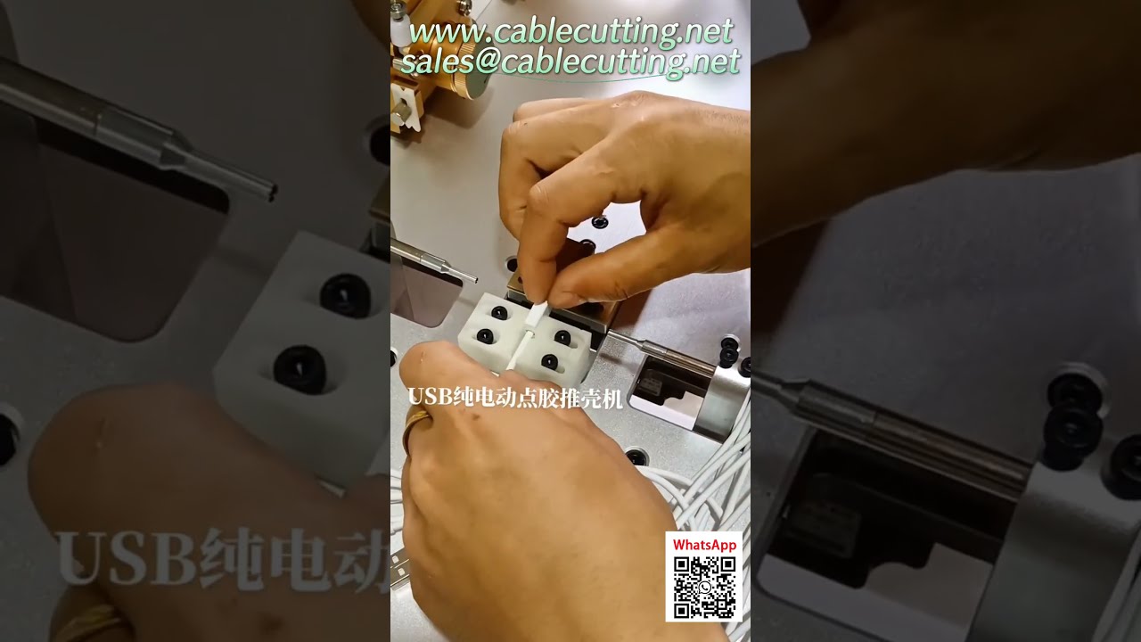Automatic Wire Cutting and Stripping Machine with USB Programmable Controller