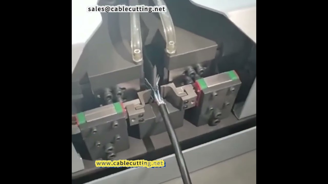 Double sided peeling machine HDMI multi core data cable peeling machine