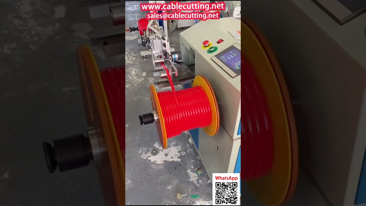 Precision Coil Winding Machine for Pneumatic Tubing, Hose, and Cables