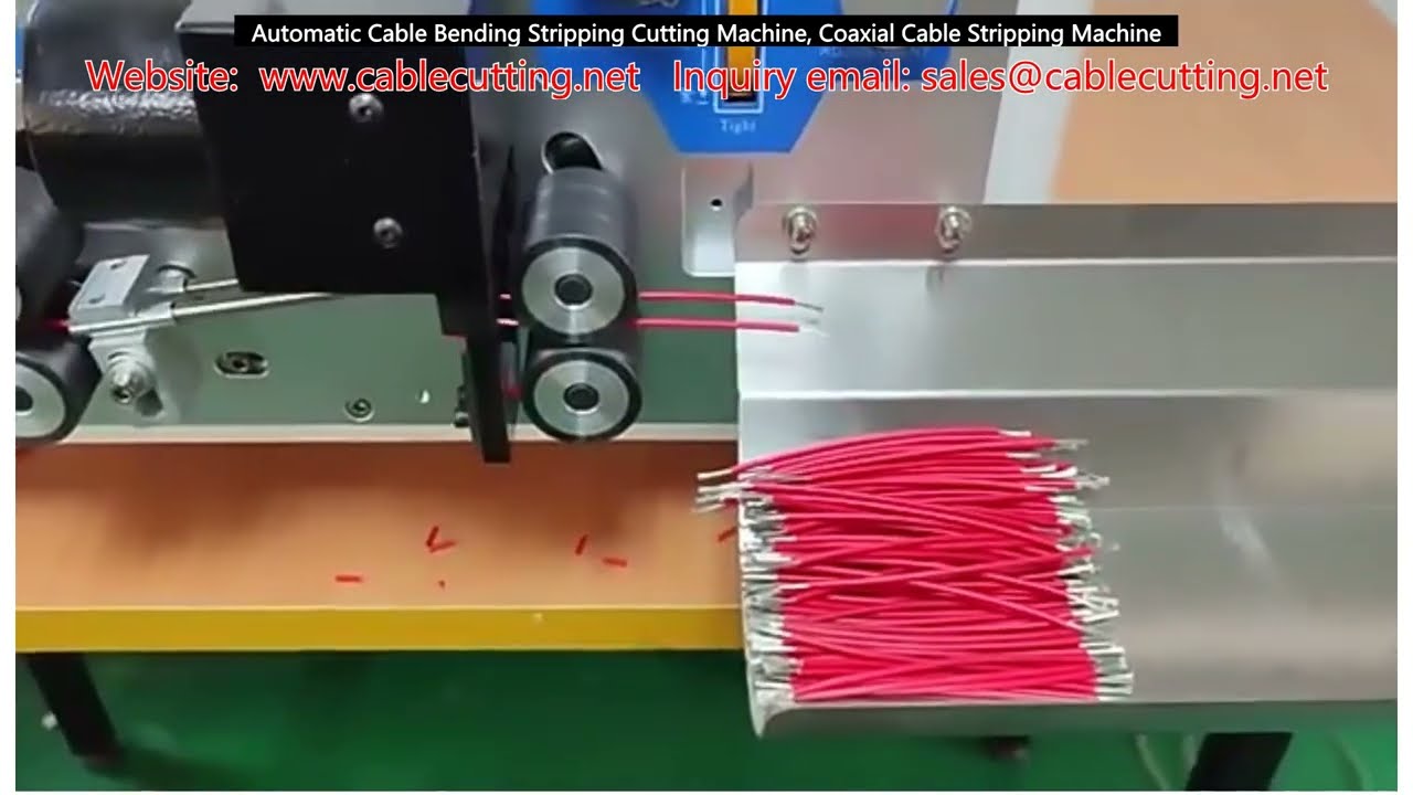 Automatic Cable Bending, Stripping, and Cutting Machine | Coaxial Cable Stripper