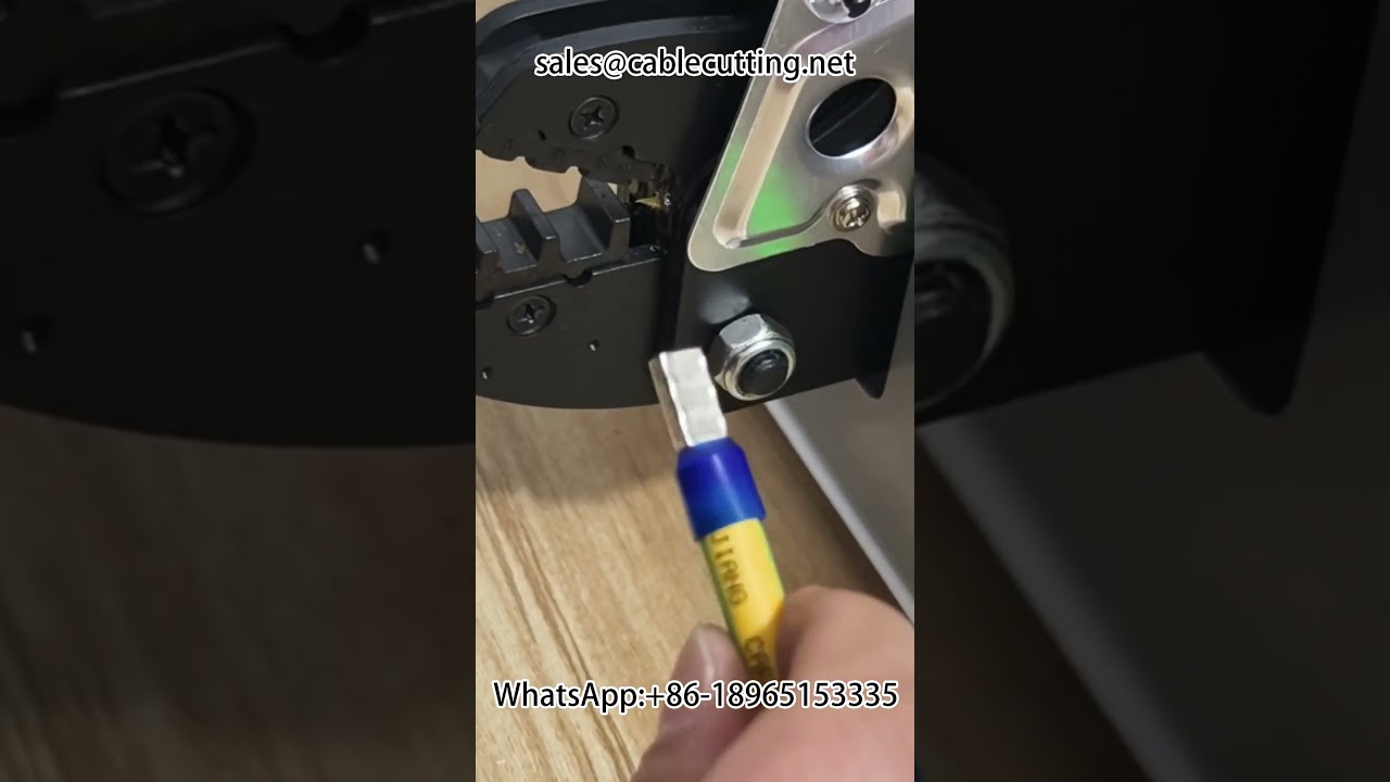 Electric crimping machine, crimping 25 square tube terminals