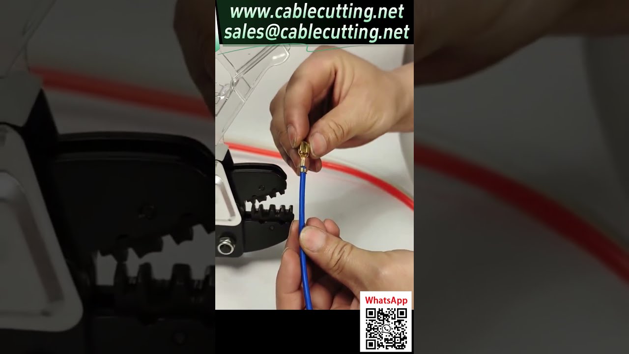 氣動端子壓接機  多功能壓接應用展示