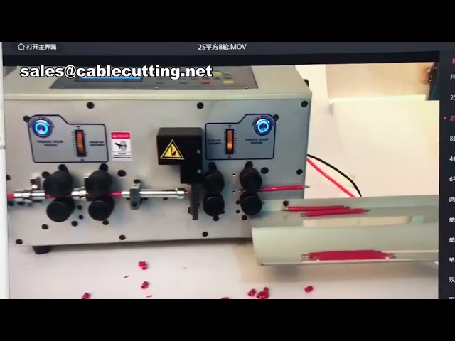 Automatic Double Wire Cable Stripping Cutting Machine | Small Wire Stripper