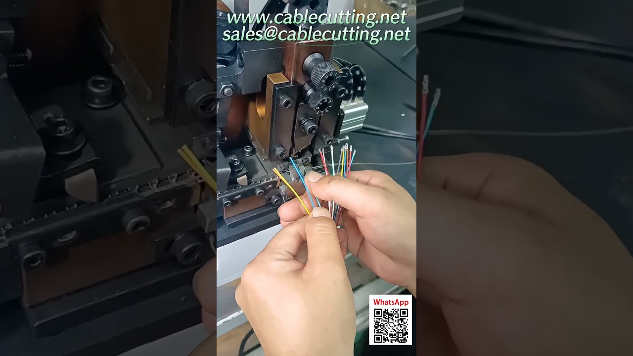 Automatic Wire Cutting and Stripping Machine for Industrial Packaging