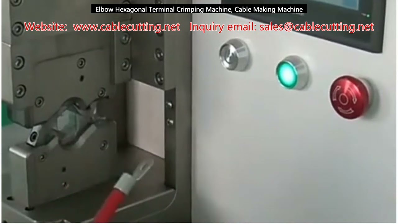 Elbow Hexagonal Terminal Crimping Machine, Cable Making Machine
