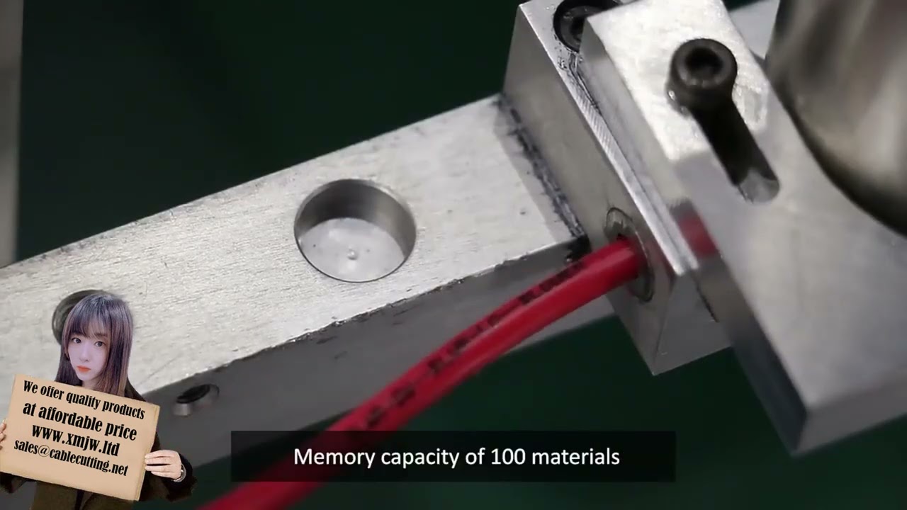 Automatic Wire Inkjet Printer Cutter Stripper - Cable Cutting Stripping and Marking Machine