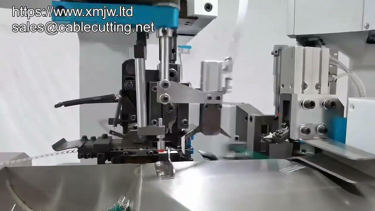 Fully Automatic Double-Head Wire Stripping, Cutting, and Terminal Crimping Machine