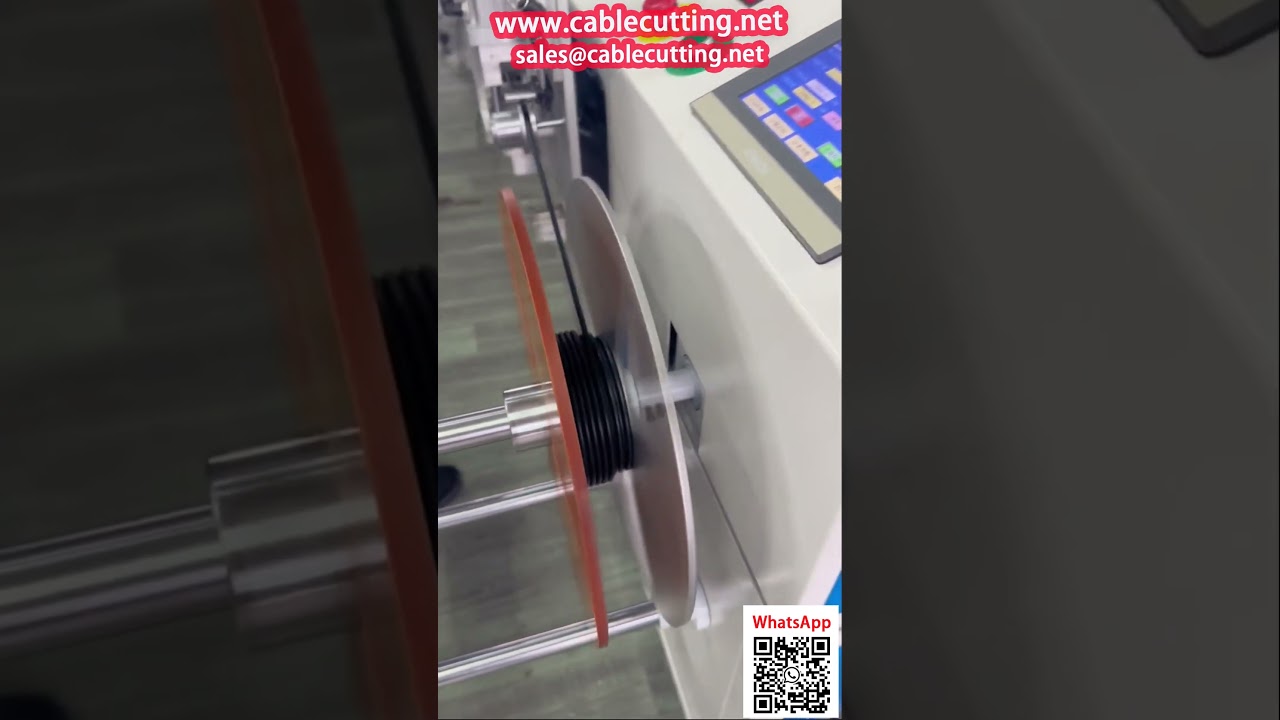 High-Precision Automatic Wire Counter, Stacker, Winder, and Cutter Machine