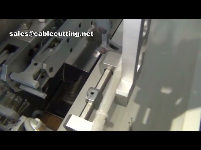 Fully Automatic Wire Terminal Crimping Flat Cable Cutting Stripping Tinning Machine