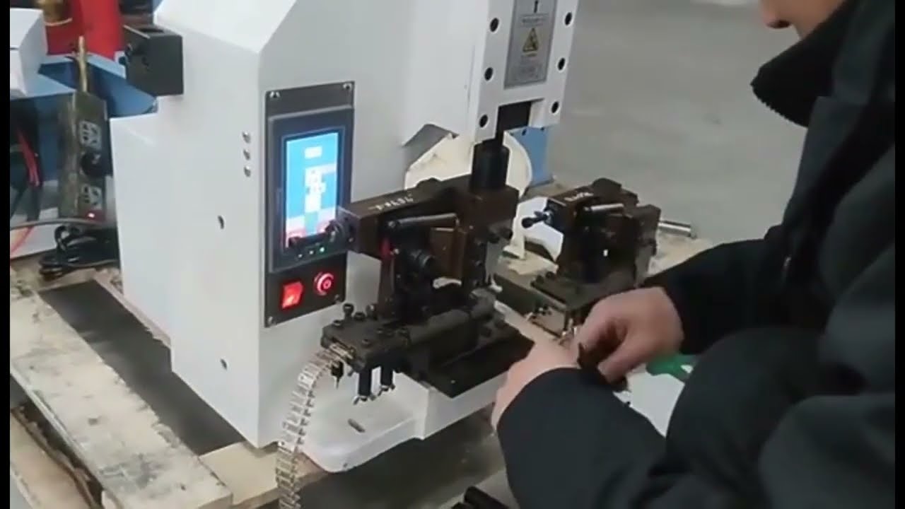 Large Gauge Cable Crimping Machine - Terminal Crimping Machine