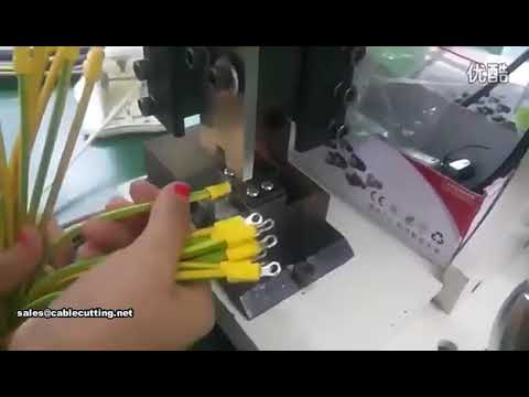 Automatic Vibrating Disc Feeder Tubular Single Grain Terminal Crimping Machine