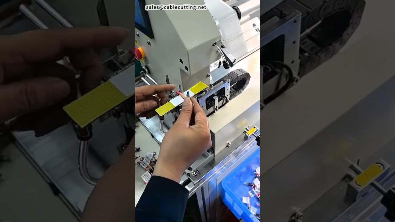 Wire Labeling Machine | Wire Fold-Over Label Applicator