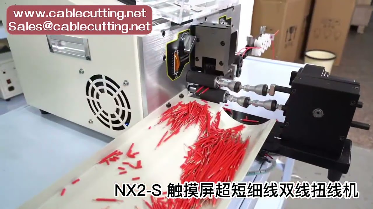 Automatic Double Wire Stripping Peeling and Twisting Machine Cable Stripper for Single Wire 0-1-4-0m