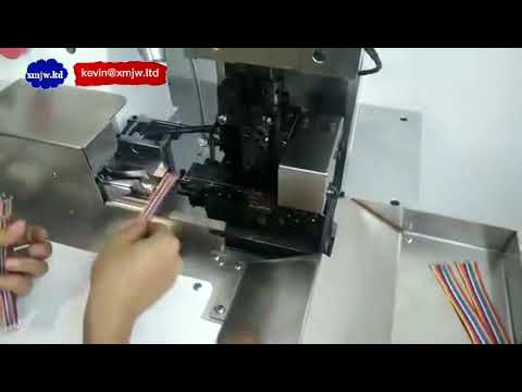 Automatic Ribbon Cable Crimping Machine for Flat Multi-Wire Planar Cables
