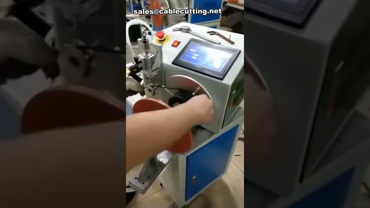 Small Cable Winding Coiling Machine with Finishing wire function Cable organizer