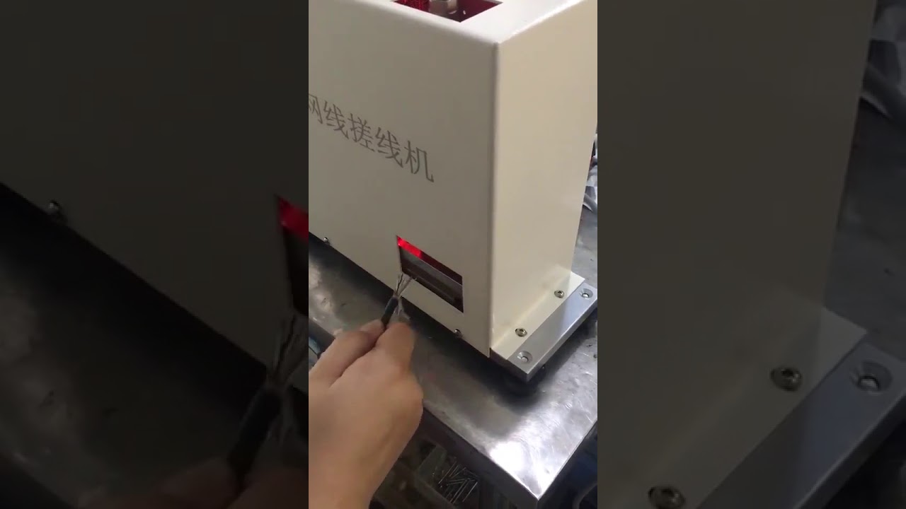 RJ-45 Ethernet Cable Straighten Machine for Automated Wire Processing