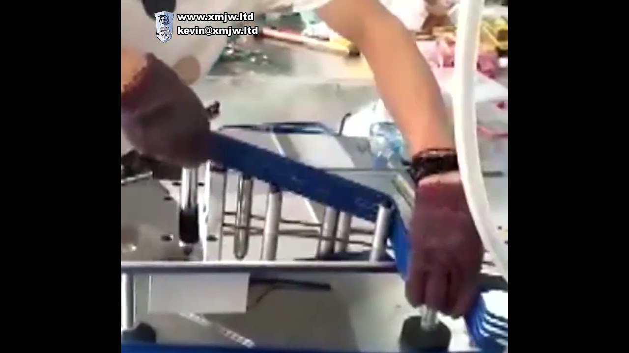 Semi automatic Stainless Steel Pneumatic Wire And Cable Bending Machine Small Multi wire Bundle Copp