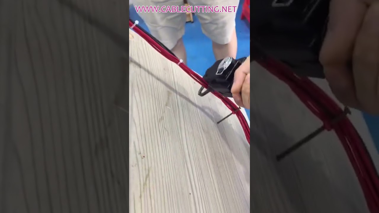 Automatic Cable Tie Tying Machine for Wire Harness & Bundle Packaging